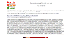 Desktop Screenshot of lttg.com